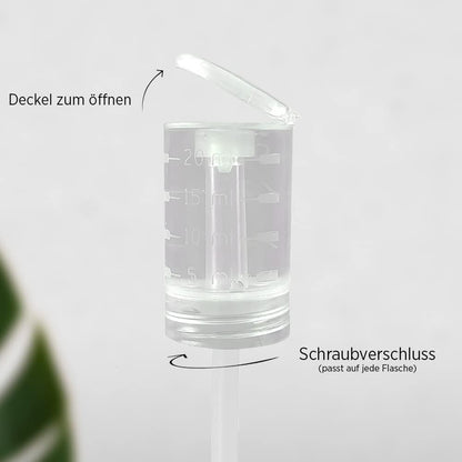 BiOHY Dosificador de agente de limpieza 20 ML (paquete de 5) | Dosificador de material resistente a los productos químicos, óptimo para nuestras botellas de limpieza BiOHY (Dosierer)